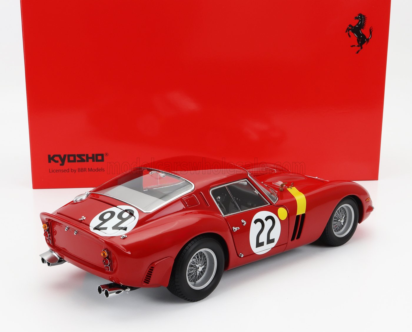 FERRARI - 250 GTO 3.0L V12 TEAM EQUIPE NATIONALE BELGE N 22 3ª 24h LE MANS 1962 L.DERNIER - ''BEURLYS'' J.BLATON - ROJO