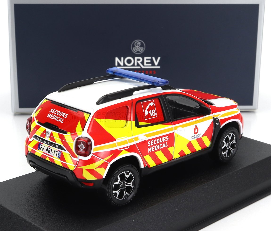 DACIA - DUSTER SAPEURS POMPIERS 57 MEDICAL 2020 - ROJO AMARILLO