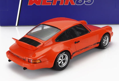 Orange Porsche 911 classic model car with Goodyear tires and rear spoiler, offered now on Vroomi