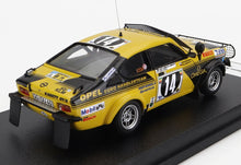 Coche de rally Opel Kadett GTE amarillo a escala 1/18 con el número 14, ya disponible online.