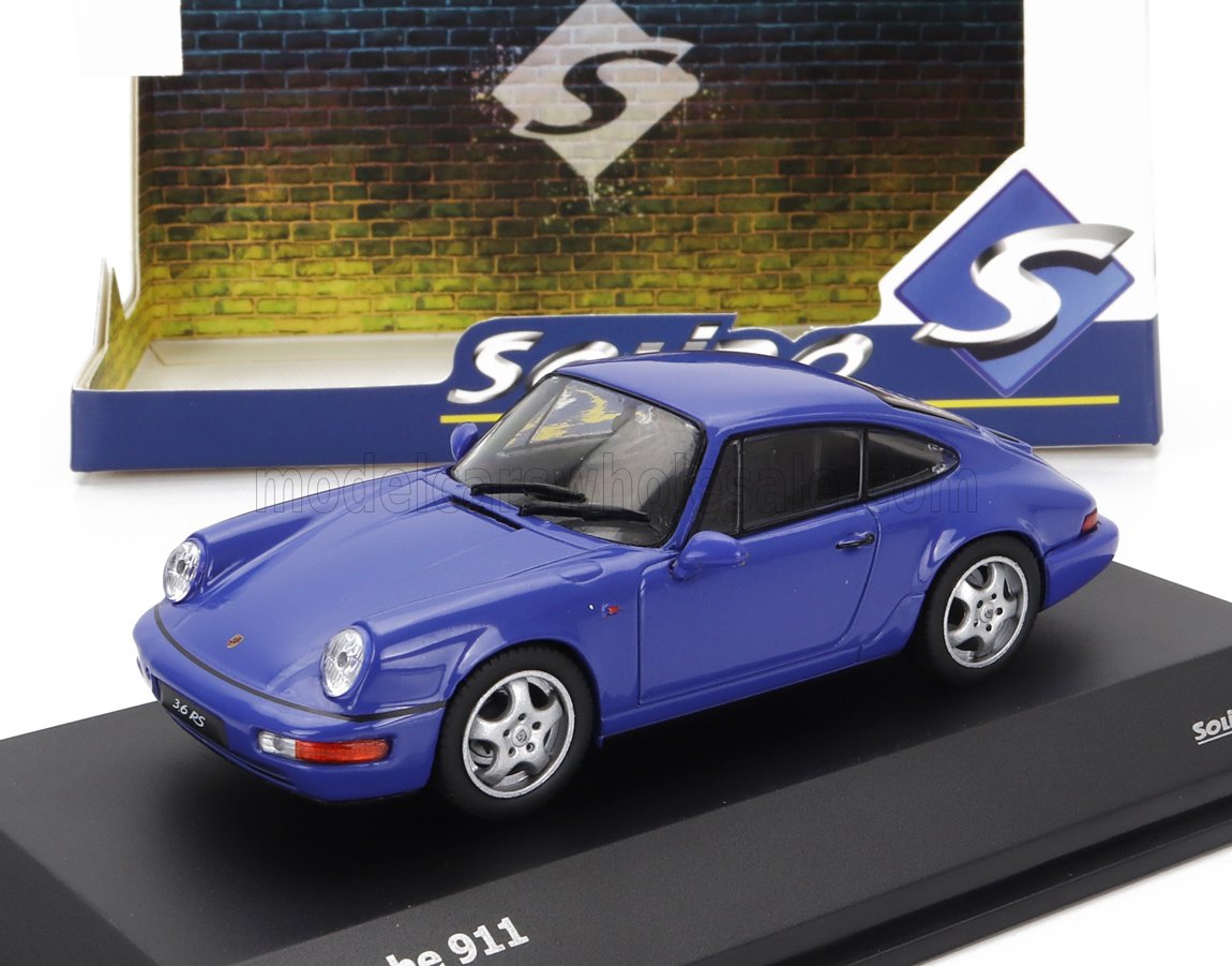 PORSCHE - 911 964 RS COUPE 1992 - BLUE - Vroomi