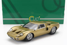 Maqueta de oro a escala 1:18 del Ford GT40, coche de juguete fundido a presión, coleccionable, actualmente disponible en línea.