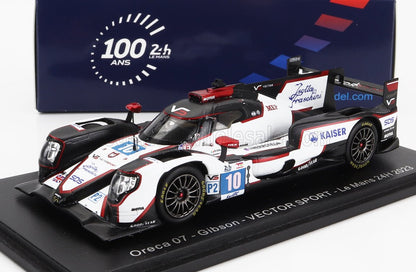 Modelo del coche de carreras Oreca 07 Gibson Vector Sport, Le Mans 24H 2023, disponible en Vroomi.