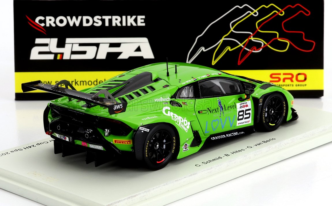 LAMBORGHINI | HURACAN GT3 EVO 2 TEAM GRT GRASSER N 85 GANADOR COPA DE PLATA 24h SPA 2023 C.SCHMID - B.HITES - G.VAN BERLO