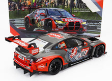 BMW - 4-SERIES M4 GT3 TEAM WALKENHORST MOTORSPORT N 102 24h NURBURGRING 2022 JORG MULLER - MARIO VON BOHLEN - BEN TUCK - JORN SCHMIDT STAADE - GRIS NARANJA