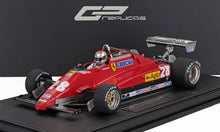 FERRARI - F1 126C2 (última versión) N 28 POSICION DE POLA Y 3er GP MONZA ITALIA (con figura de piloto) 1982 MARIO ANDRETTI - ROJO