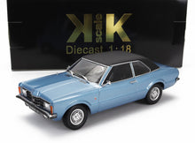 Coche de juguete a escala 1:18 Ford Taunus GT azul de KK Scale, coleccionable y disponible en Vroomi.