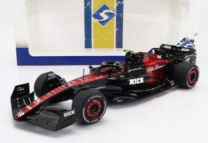 ALFA ROMEO - F1 C43 EQUIPO STAKE N 24 GP DE ESPAÑA 2023 GUANYU ZHOU - NEGRO ROJO - Vroomi
