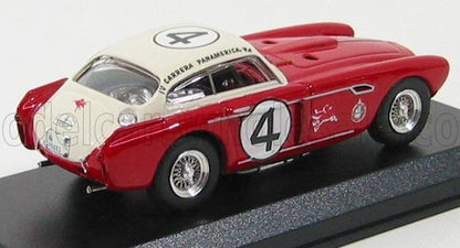 FERRARI - 340 MEXICO VIGNALE COUPE N 4 RALLY CARRERA PANAMERICANA 1953 PHIL HILL - RICHIE GINTHER - RED WHITE