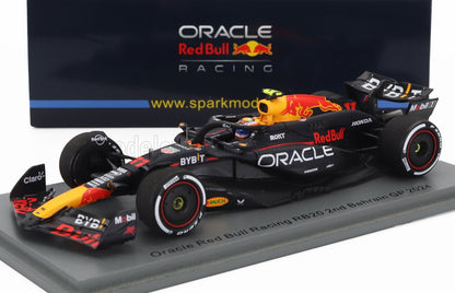 Coche modelo Oracle Red Bull RB20 2024 GP de Baréin Fórmula 1 disponible en Vroomi
