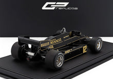 Maqueta a escala del coche Black Lotus Renault F1, número 12, neumáticos Pirelli, disponible bajo pedido.