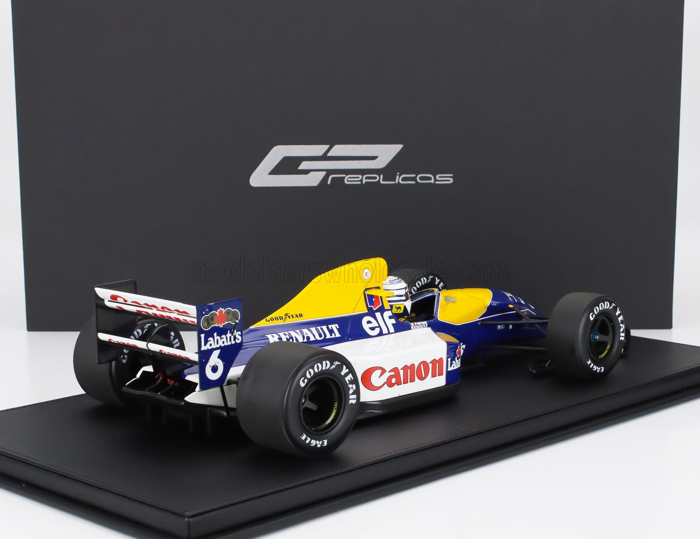 WILLIAMS | F1 FW14B RENAULT N 6 2º GP BRITISH (con figura de piloto) 1992 RICARDO PATRESE