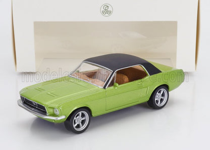 FORD USA - MUSTANG COUPE 1968 - VERDE NEGRO