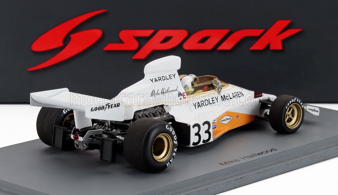 MCLAREN | F1  M23 FORD N 33 GP DE LOS PAÍSES BAJOS 1974 MIKE HAILWOOD - BLANCO, Vroomi, 