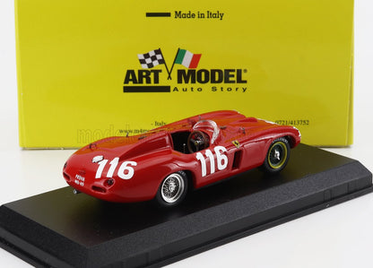 FERRARI - 857S s/n0570 SPIDER N 116 3rd TARGA FLORIO 1955 EUGENIO CASTELLOTTI - ROBERTO MANZON - RED