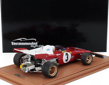 FERRARI | F1 312B2 N 3 ZANDVOORT GP (con figura de piloto) 1971 CLAY REGAZZONI - CON VETRINA - CON ESCAPARATE