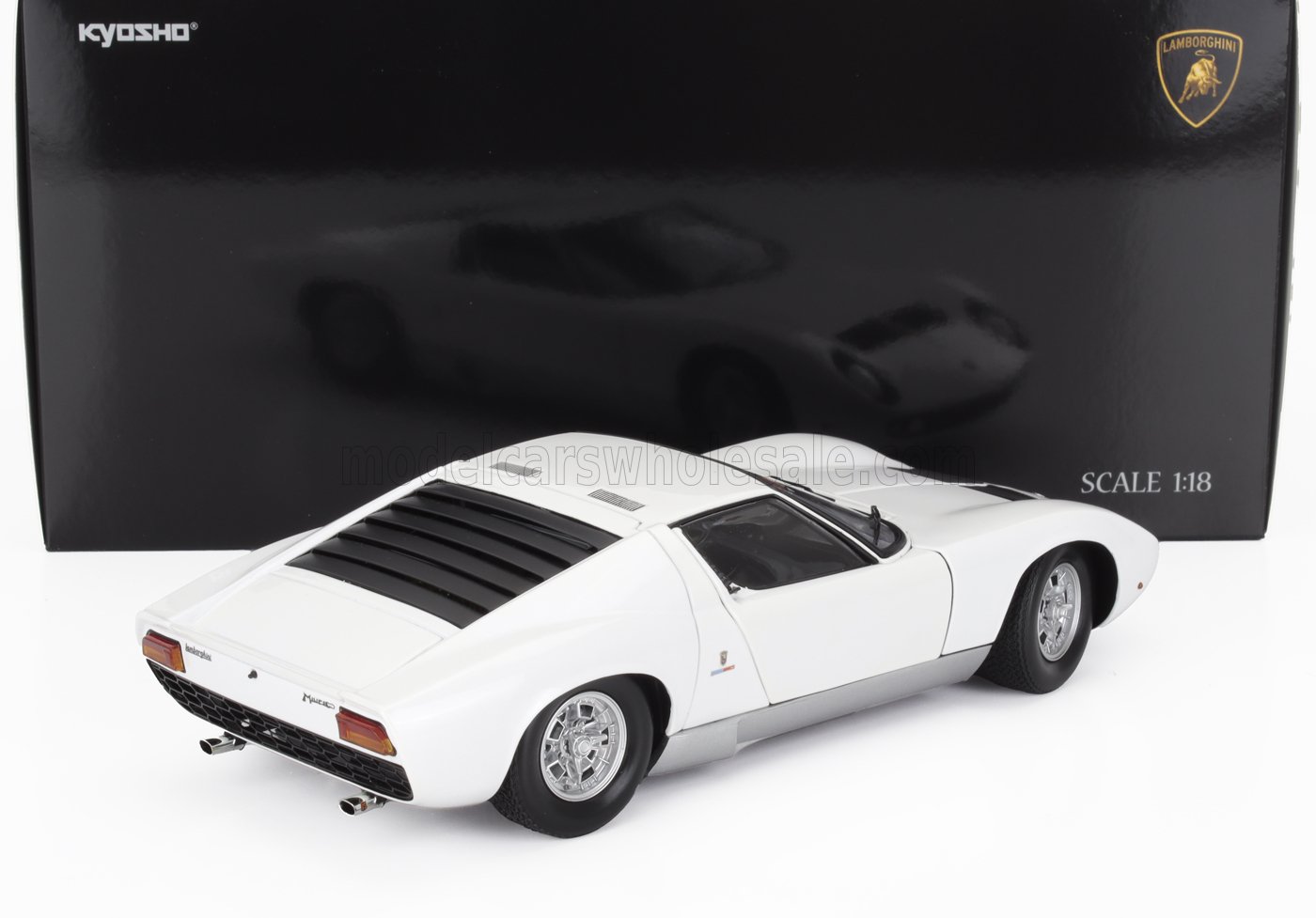 LAMBORGHINI - MIURA P400 1968 - BLANCO PLATA