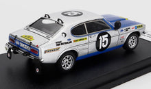 FORD ENGLAND - CAPRI 2600 (versión nocturna) N 15 RALLY EAST AFRICAN SAFARI 1970 ROBIN C. HILLYAR - JOHN AIRD (JOCK) - GRIS MET AZUL