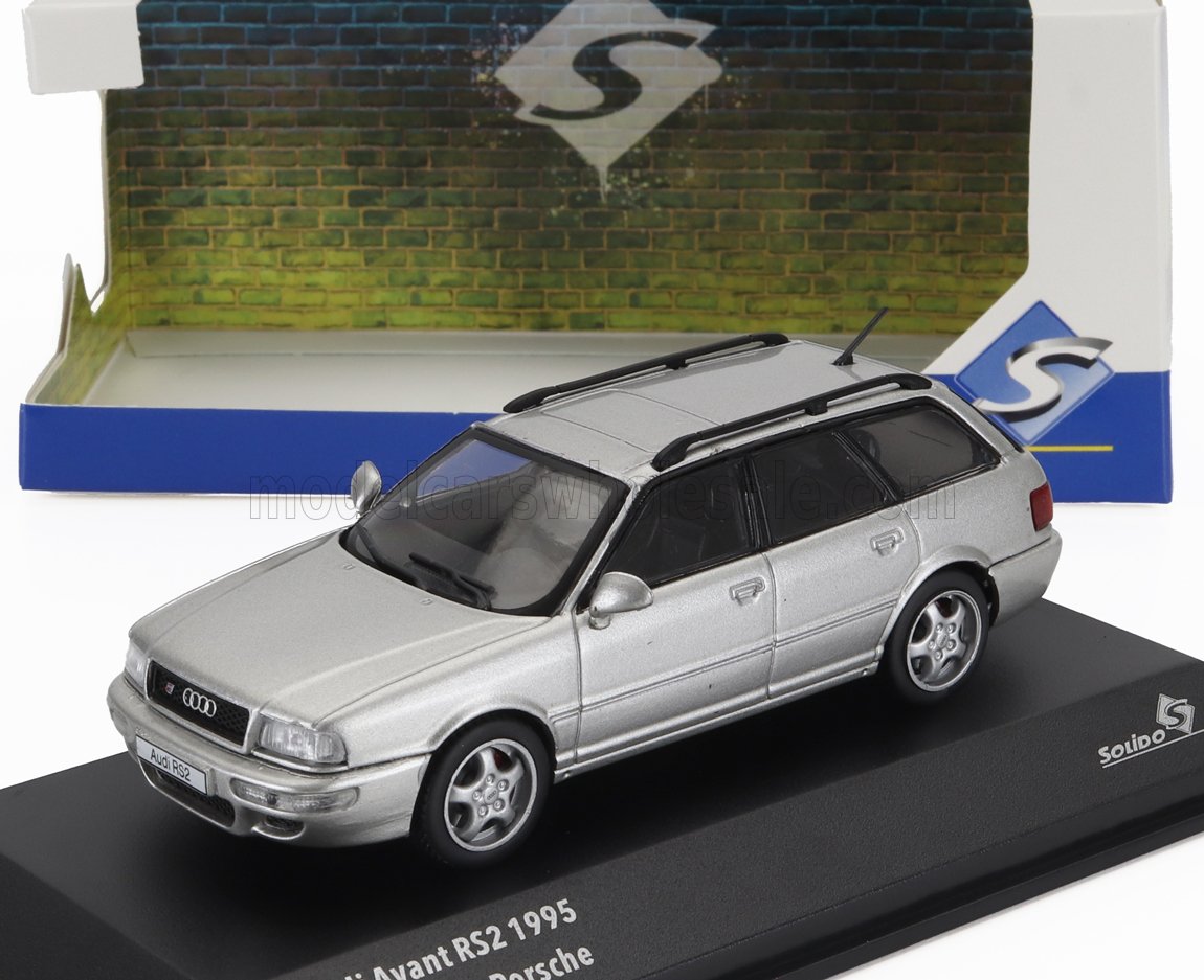 AUDI - A4 RS2 AVANT SW STATION WAGON 1995 - CON MOTOR PORSCHE - PLATA POLAR - Vroomi