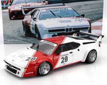BMW - M1 M88 3.5L TEAM BMW MOTORSPORT N 28 PROCAR SERIES TEMPORADA 1979 CARLOS REUTEMANN - BLANCO ROJO