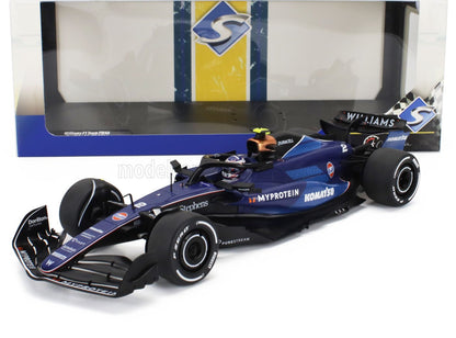 WILLIAMS - F1  FW46 EQUIPO WILLIAMS RACING N.º 2 ARABIA SAUDÍ 2024 LOGAN SARGEANT - AZUL BICOLOR
