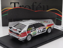 AUDI - QUATTRO (night version) N 43 RALLY MONTECARLO 1982 JACQUES PANCIATICI - DEMACHY - SILVER RED