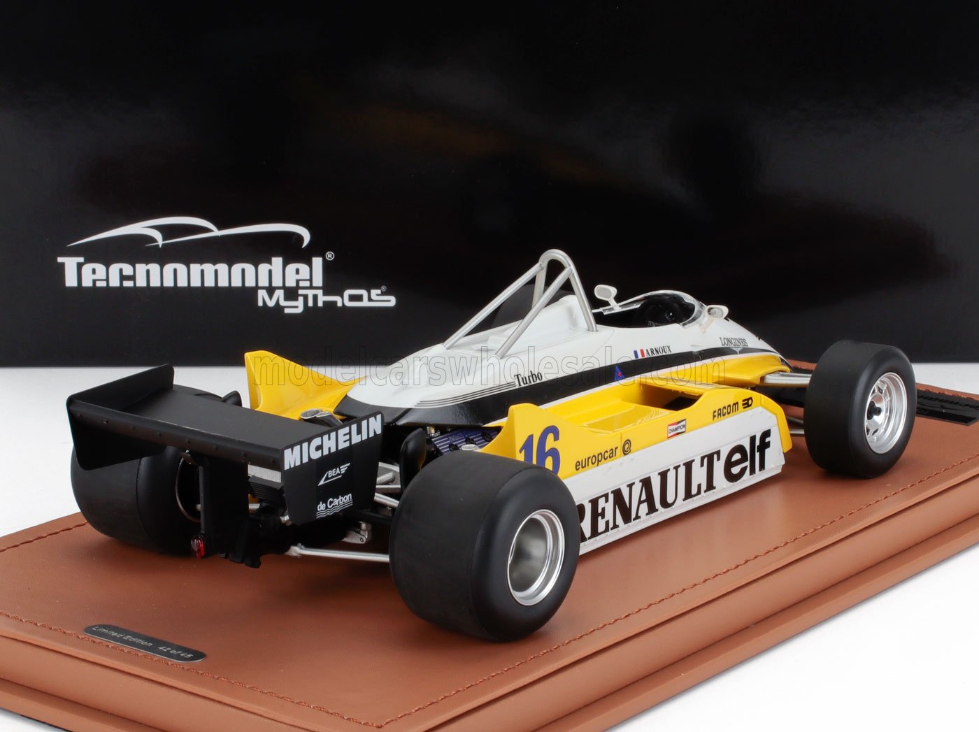 RENAULT | F1 RE30B V6 TURBO TEAM RENAULT ELF N 16 GANADOR ITALIA GP 1982 RENE ARNOUX