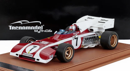 FERRARI - F1 312B2 N 7 GP DE SUDÁFRICA (con figura de piloto) 1971 MARIO ANDRETTI - ROJO BLANCO