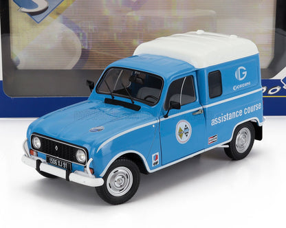 RENAULT - R4L F4 VAN GORDINI SERVICE 1976 - BLUE WHITE - Vroomi