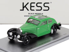BUGATTI - 57C s/n.57335 COUPE AERODYNAMIQUE PANORAMIC ROOF 1938 - GREEN BLACK - Vroomi