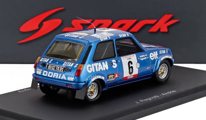 RENAULT - R5 ALPINE .2 (versión nocturna) N 6 2.º RALLY TOUR DE CORSE 1979 JEAN RAGNOTTI - JEAN MARC ANDRIE - AZUL, Vroomi, 