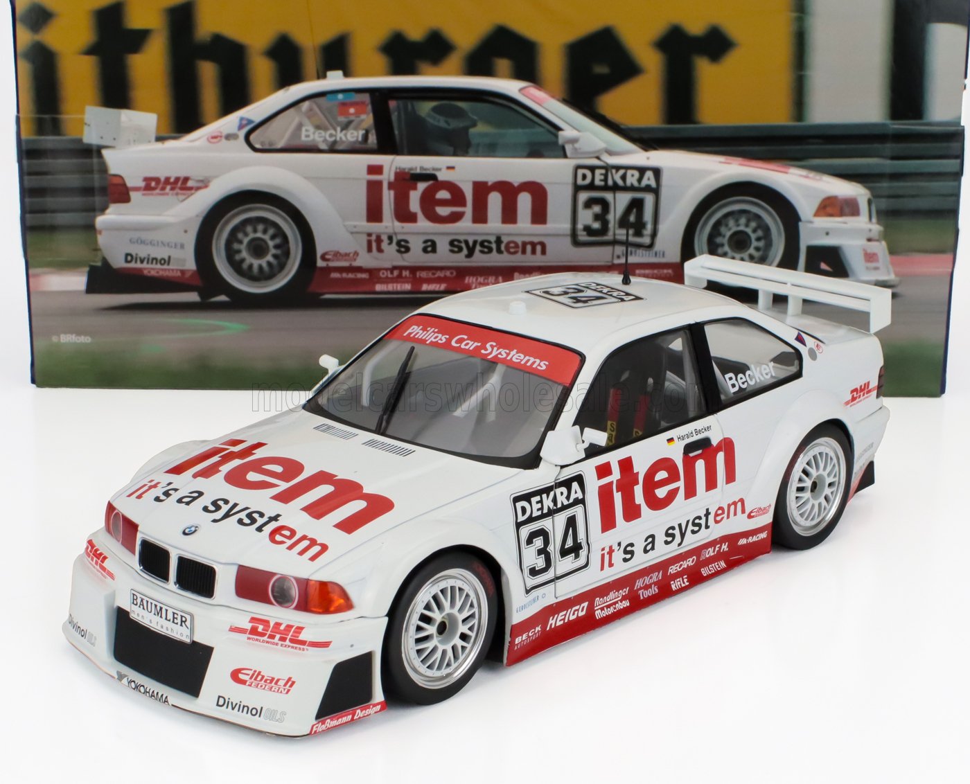 BMW | 3-SERIES 325i COUPE (E36) TEAM WS-DHL N 34 DTM SEASON 1994 HARALD BECKER
