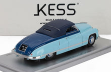 ISOTTA FRASCHINI - 8C MONTEROSA BONESCHI CABRIOLET CLOSED 1948 - 2 TONE BLUE BLACK - Vroomi