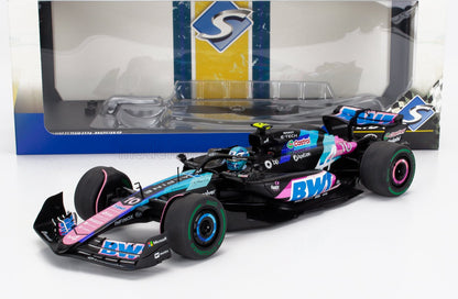 ALPINE  F1 A524 EQUIPO BWT ALPINE 10 GP DE BRASIL 2024 PIERRE GASLY - NEGRO AZUL ROSA - Vroomi