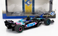 ALPINE  F1 A524 EQUIPO BWT ALPINE 10 GP DE BRASIL 2024 PIERRE GASLY - NEGRO AZUL ROSA - Vroomi
