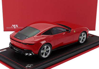 Maqueta de coche Ferrari rojo, coleccionable fundido a presión, ya disponible para coleccionistas en Vroomi.