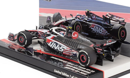 HAAS - F1 VF-23 TEAM MONEYGRAM HAAS N 27 AUSTIN USA GP 2023 NICO HULKENBERG - BLANCO NEGRO ROJO