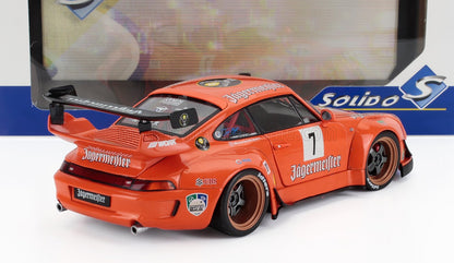 PORSCHE - 911 993 JAGERMEISTER RWB BODYKIT COUPE N 7 RACING 2020 - NARANJA - Vroomi