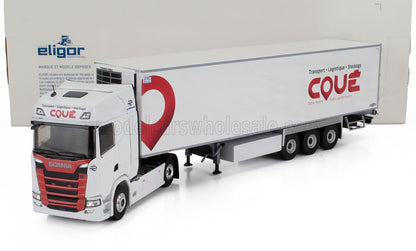 SCANIA - CAMIÓN S500 SEMI-FRIGO COUE TRANSPORTS 2021 - BLANCO ROJO - Vroomi