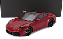 Coche en miniatura Porsche 911 Carrera rojo, réplica detallada fabricada en metal fundido, ya disponible para su compra online.