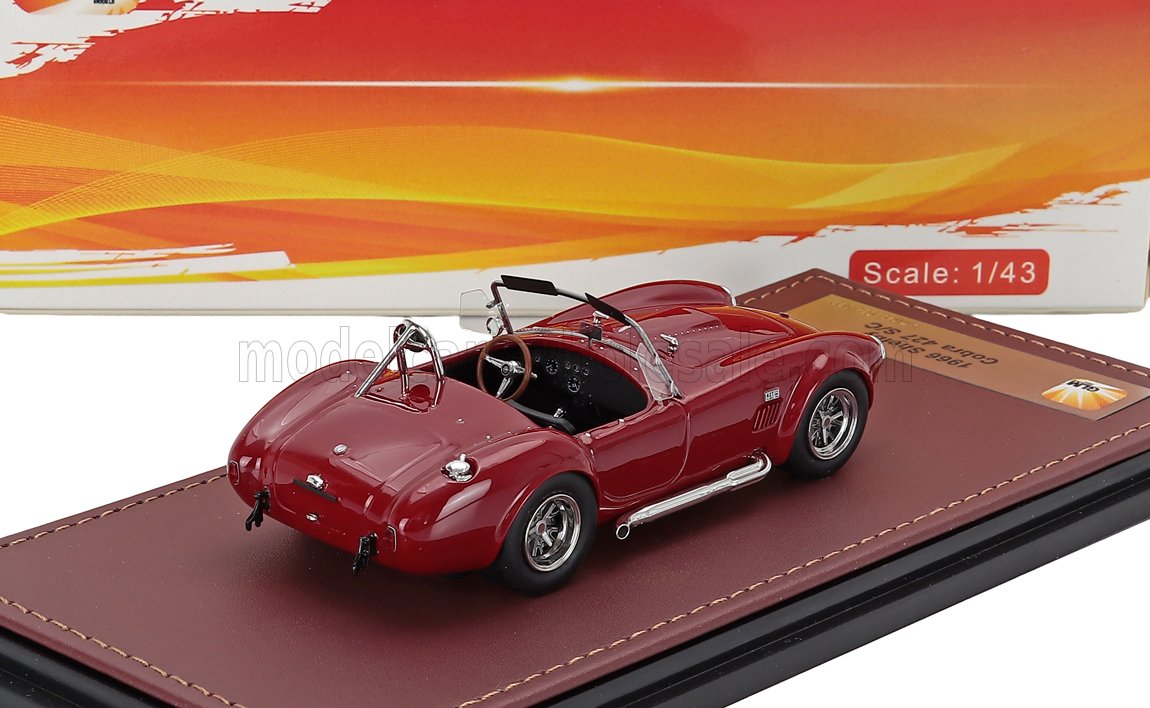 FORD USA - SHELBY COBRA 427 S/C SPIDER OPEN 1966 - RED - Vroomi