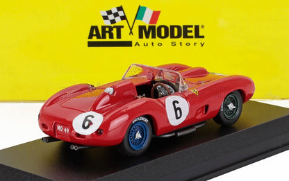 FERRARI - 335S SPIDER TEAM SCUDERIA FERRARI N 6 24h LE MANS 1957 PHIL HILL - PETER COLLINS - RED