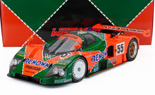 MAZDA - 787B 2.6L TEAM MAZDASPEED CO. LTD. N 55 GANADOR 24h LE MANS 1991 BERTRAND GACHOT - JOHNNY HERBERT - VOLKER WEIDLER - ORANGE GREEN SILVER