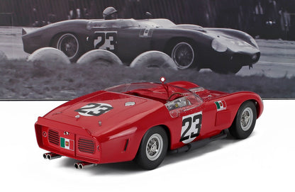 FERRARI - 250 TR61 3.0L V12 SPIDER N 23 GANADOR 12h SEBRING 1962 JOACHIM BONNIER - LUCIEN BIANCHI - ROJO - Vroomi