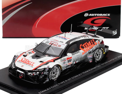 Maqueta de coche Honda Civic Type R GT Stanley Super GT a escala 1/18, coleccionable y disponible en Vroomi.