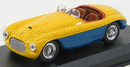 FERRARI - 166 SPIDER - PARIS 1949 - PERSONAL CAR EVITA PERON - YELLOW BLUE