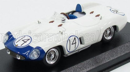FERRARI - 857 S SPIDER N 14 CUBA 1957 P.HILL - WHITE BLUE