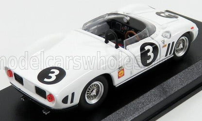 FERRARI - 330P SPIDER ch.0818 N 3 CANADA MOSPORT GP 1964 L.SCARFIOTTI - WHITE