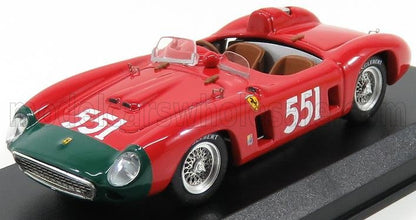 FERRARI - 860 MONZA SPIDER ch.0628 N 551 2nd MILLE MIGLIA 1956 COLLINS - KLEMENTASKI - RED