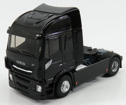 IVECO FIAT - STRALIS 570XP TRACTOR TRUCK 2-ASSI 2016 - MODÈLE EXCLUSIF - NOIR BRILLANT - Vroomi